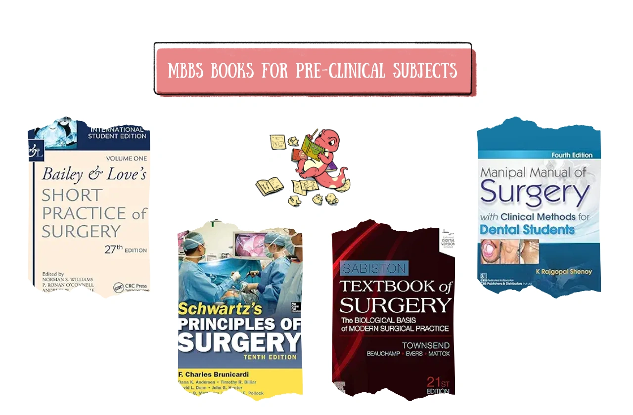 MBBS Books Pre Clinical Subjects